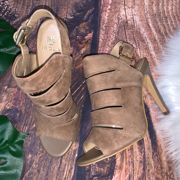 Isola Shoes - 🎉50% OFF🎉 ISOLA - Brown Open Toe Heel
